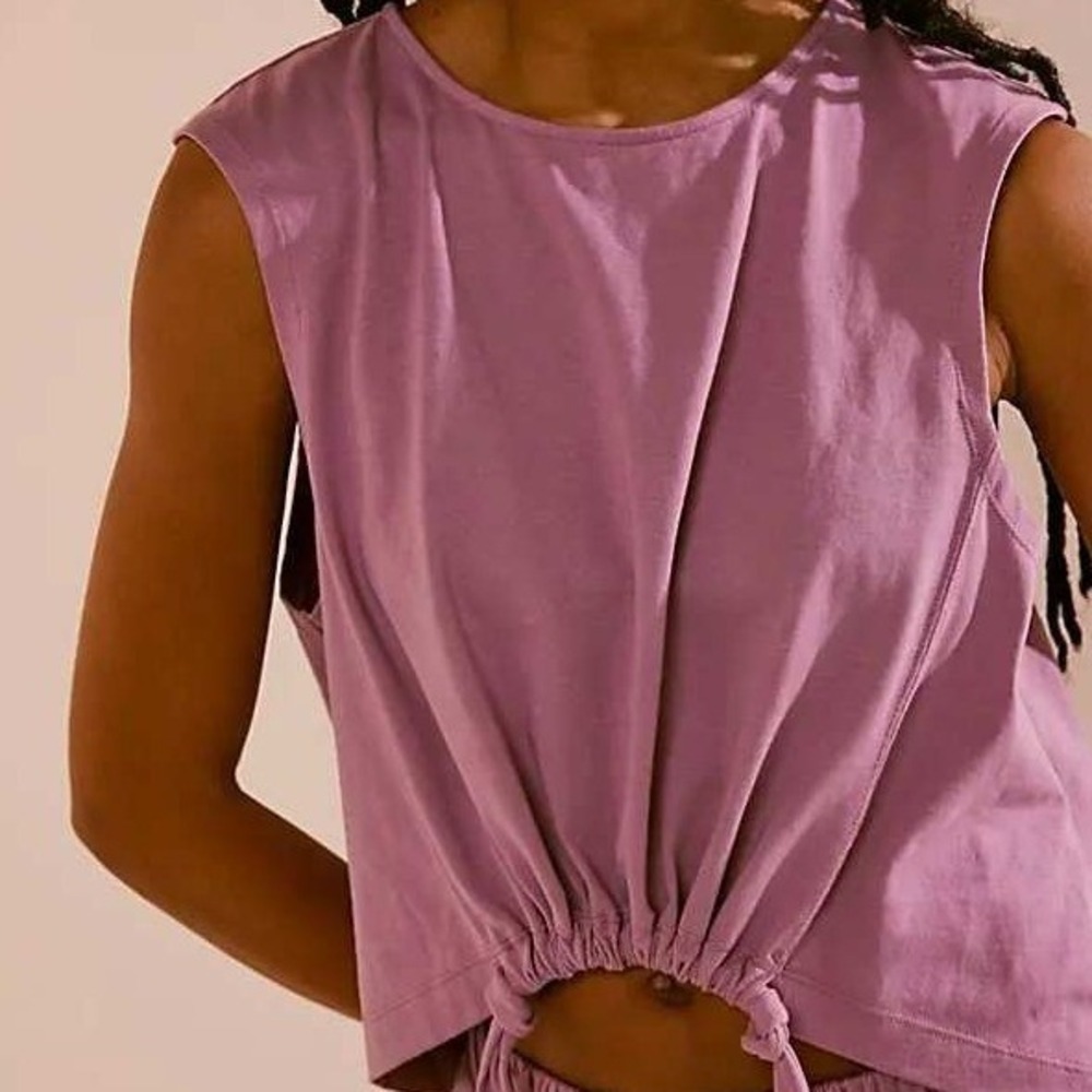 Free People FP Beach Mauve Orchid Talley Set Tank Top Size Medium